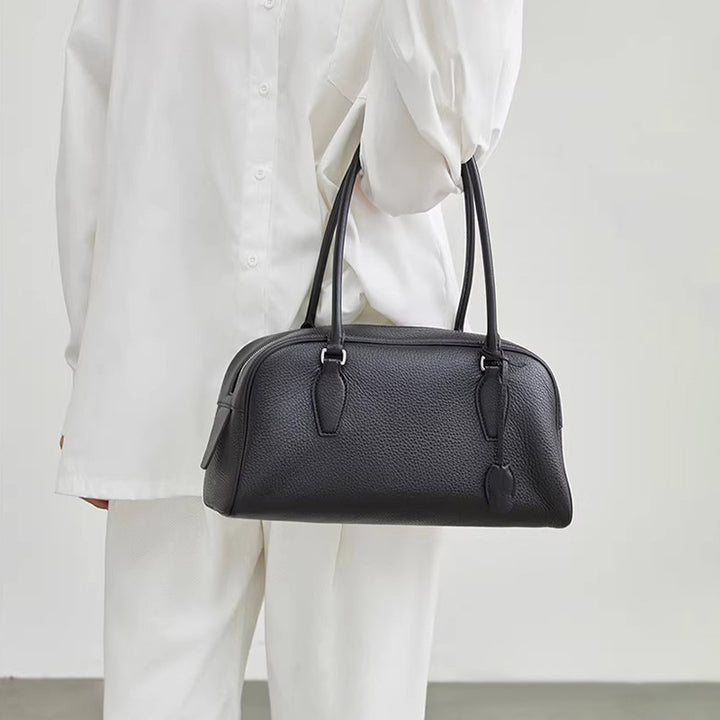 Damen modische Handtasche aus hochwertigem Leder mit Komfortgriffen Nord Taschen