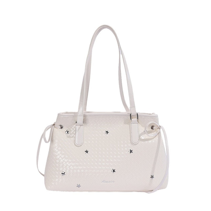 Damen Designer Handtasche mit verspieltem Anhänger und strukturiertem Obermaterial Nord Taschen