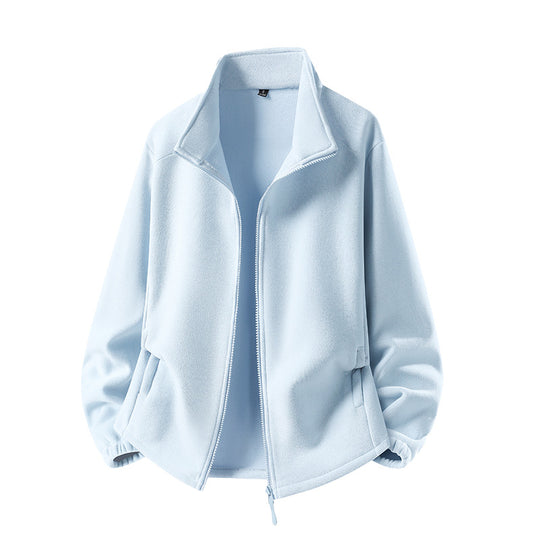 Damen Fleecejacke mit Stehkragen, durchgehendem Reißverschluss und Wärmeisolierung Nord Taschen