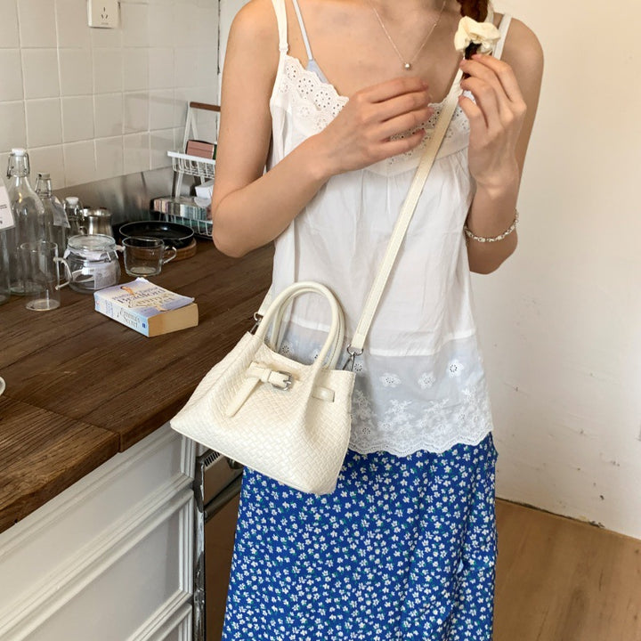 Damen elegante Handtasche mit geflochtenem Design Nord Taschen