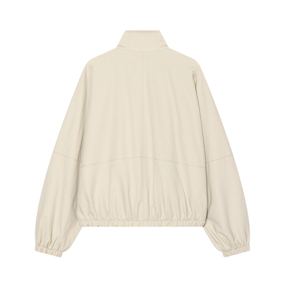 Damen Leichte wattierte Windjacke mit Stehkragen und Polka‑Dot‑Print Nord Taschen
