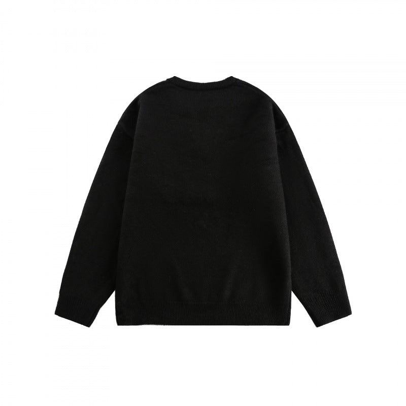 Unisex Boxy-Feinstrickpullover mit halber Henley‑Öffnung, Rundhals und gerippten Abschlüssen Nord Taschen