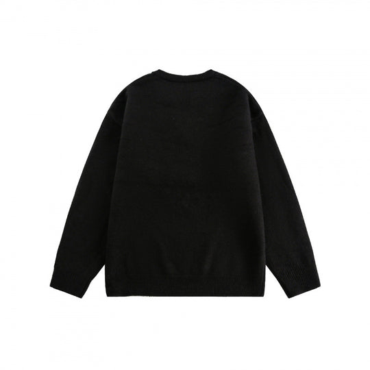 Unisex Boxy-Feinstrickpullover mit halber Henley‑Öffnung, Rundhals und gerippten Abschlüssen Nord Taschen