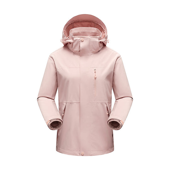 Herren Wasserabweisender Winterparka mit abnehmbarer Kapuze und getapten Nähten Nord Taschen