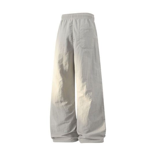 Damen Weite Baggy-Leinenoptik-Hose mit Tunnelzug, perforierten Einsätzen & Relaxed-Silhouette Nord Taschen