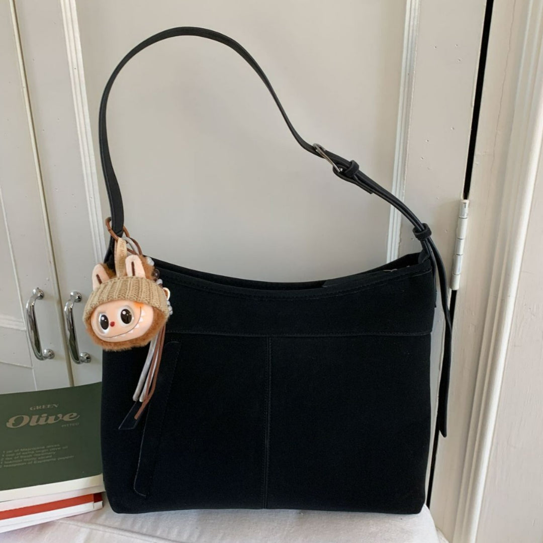 Damen Hobo Tasche mit süßem Tieranhänger Nord Taschen