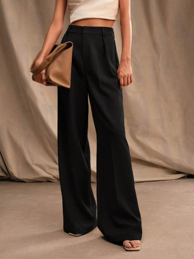 Damen weite Stoffhose