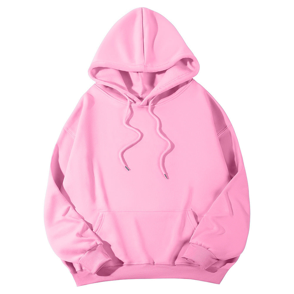 Unisex nan Oversize-Fleece-Hoodie mit tiefer Schulter, Kängurutasche und breitem Rippbund Nord Taschen