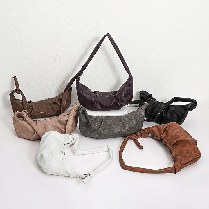 Damen Hobo-Tasche mit kreativer Faltentechnik und dekorativen Details Nord Taschen