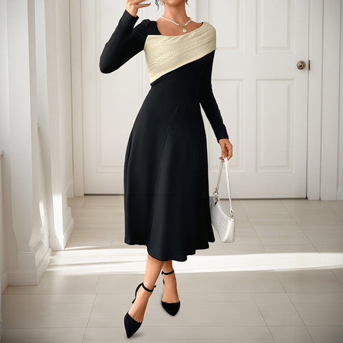 Damen Elegantes Maxikleid mit schulterfreier Optik Nord Taschen