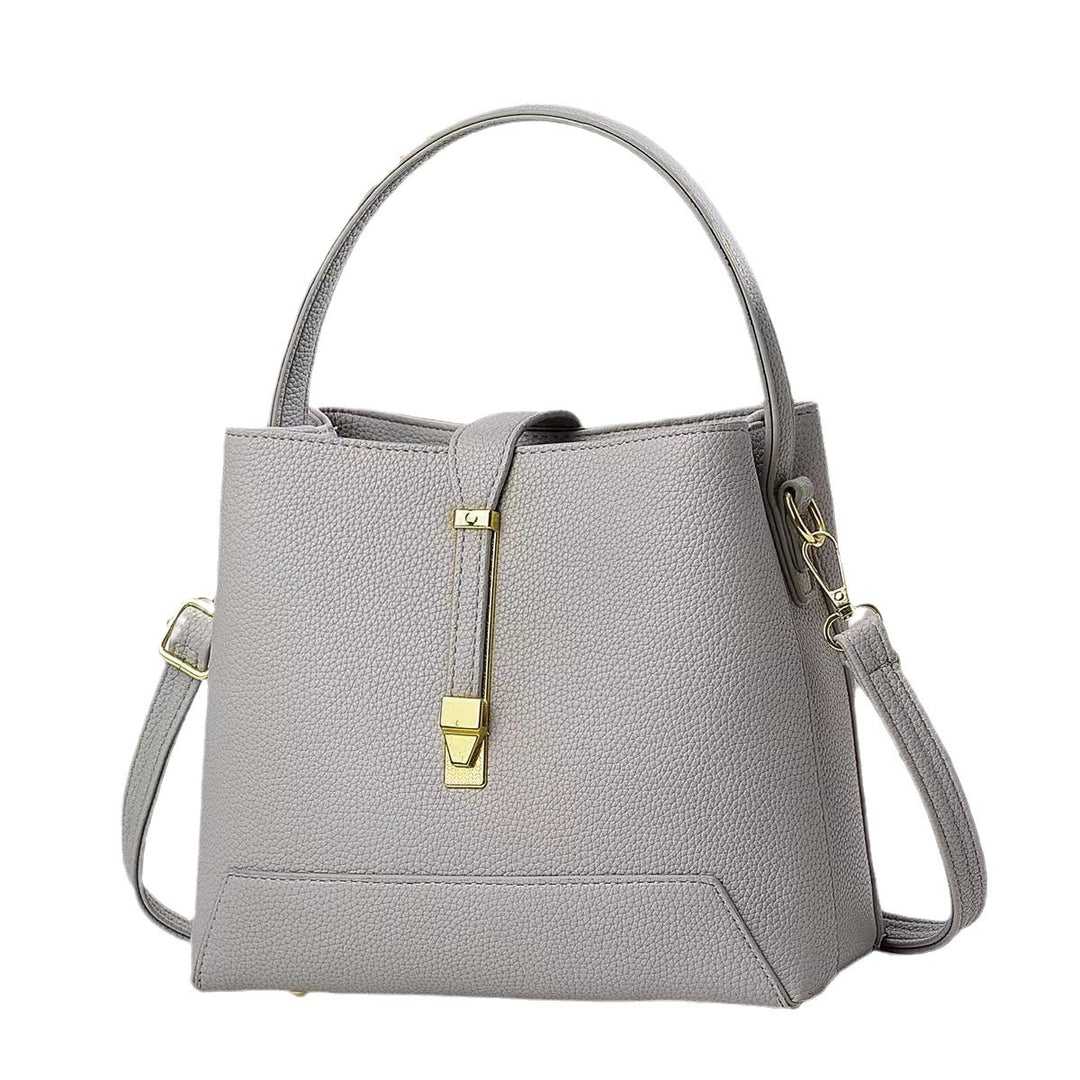 Damen elegante Handtasche mit strukturiertem Design und abnehmbaren Schultergurt Nord Taschen