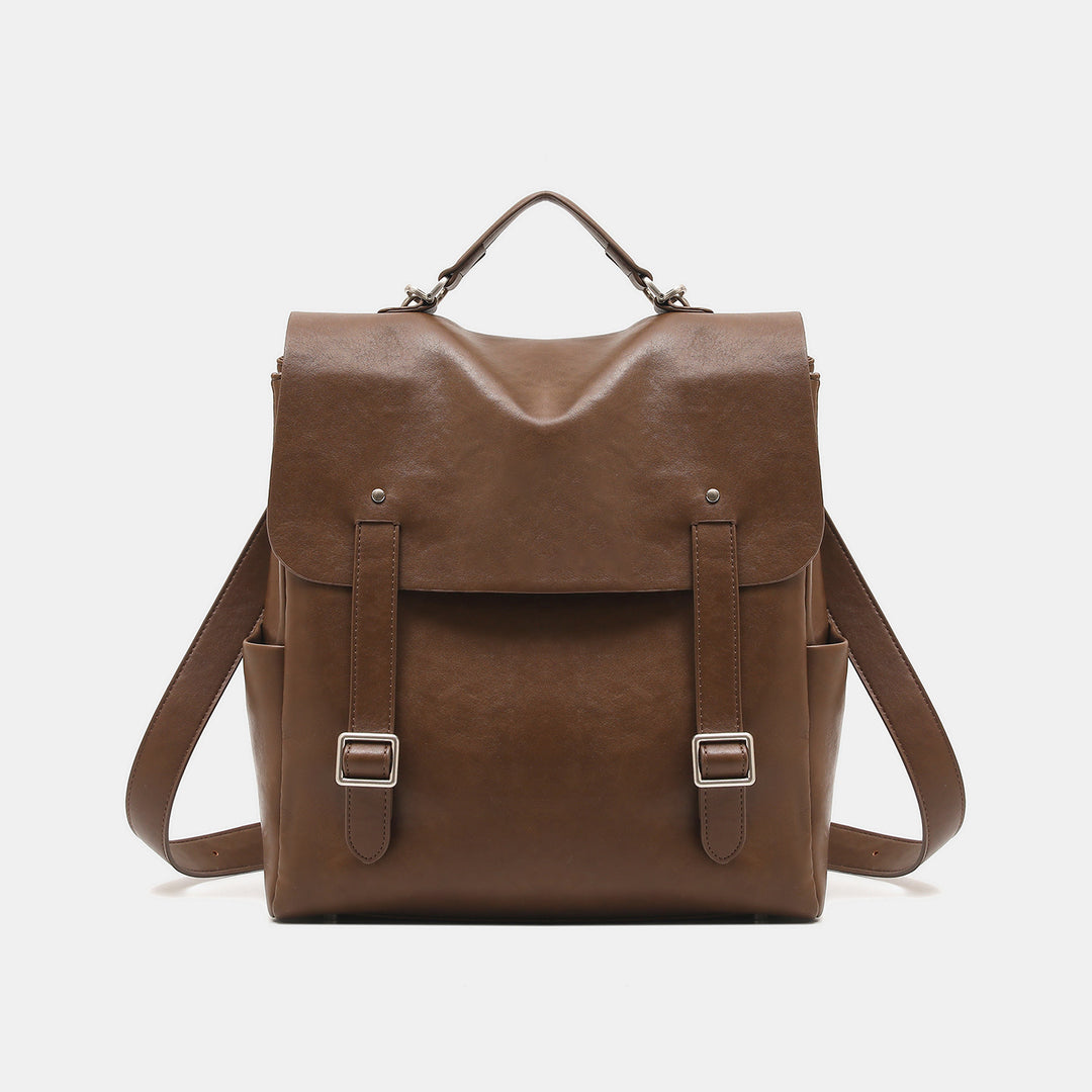 Damen Rucksack mit elegantem Lederbesatz Nord Taschen
