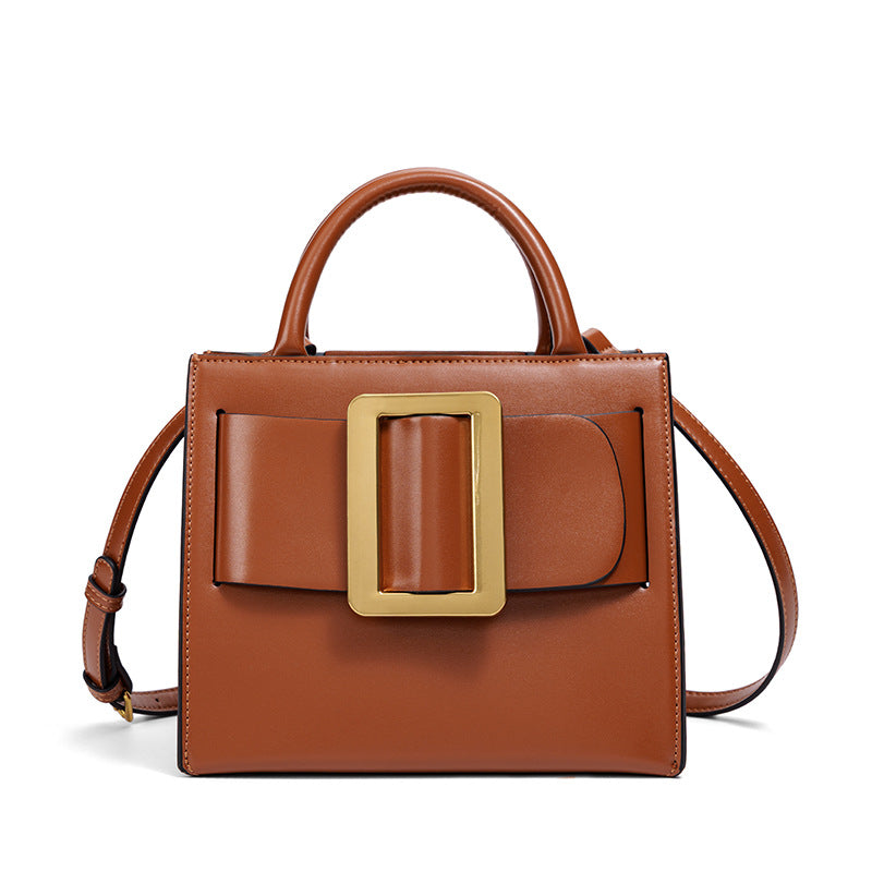 Damen Designer Handtasche mit markantem Schnallenverschluss Nord Taschen