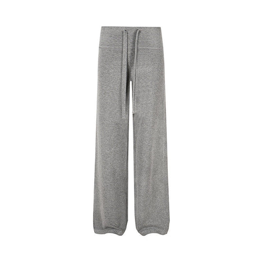 Damen Palazzo-Fleece-Hose mit hohem Komfortbund und fließendem Wide‑Leg-Schnitt Nord Taschen