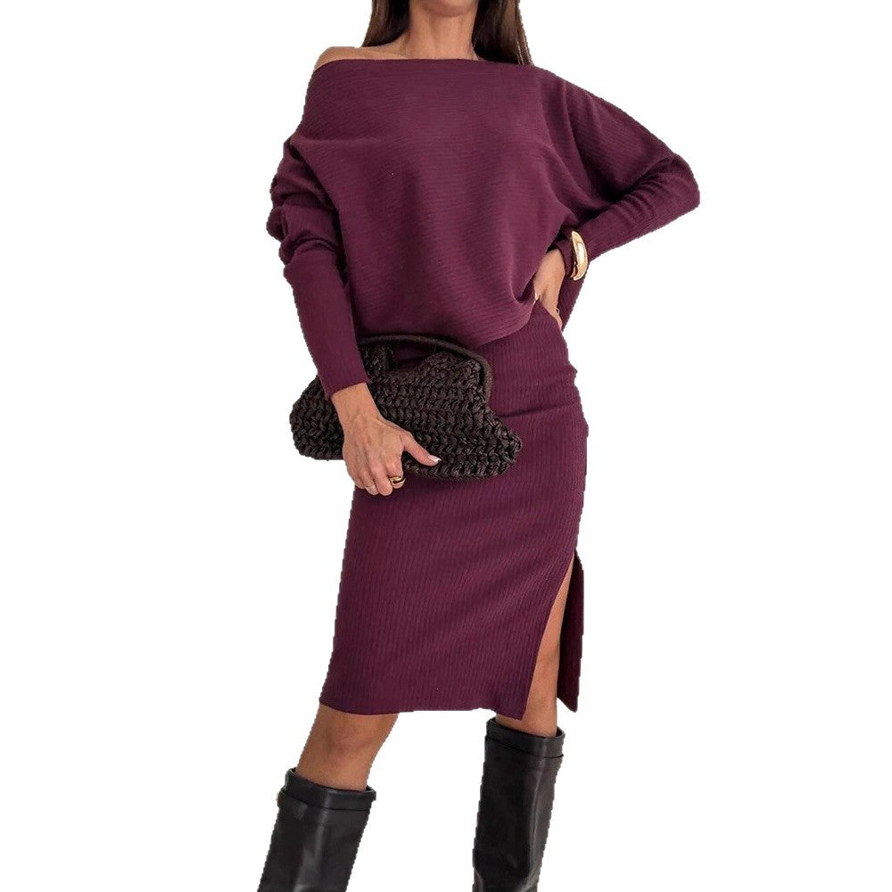 Damen Stilvolles Strickset Nord Taschen