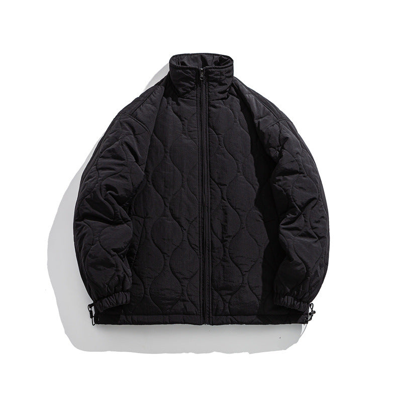 Unisex Boxy-Steppjacke im Military-Liner-Stil mit hohem Stehkragen und verstellbarem Saum Nord Taschen