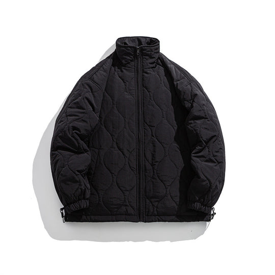 Unisex Boxy-Steppjacke im Military-Liner-Stil mit hohem Stehkragen und verstellbarem Saum Nord Taschen