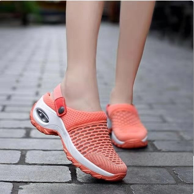 Damen  atmungsaktive Mesh-Clogs mit luftgepolsterter Dämpfungssohle und verstellbarem Fersenriemen Nord Taschen