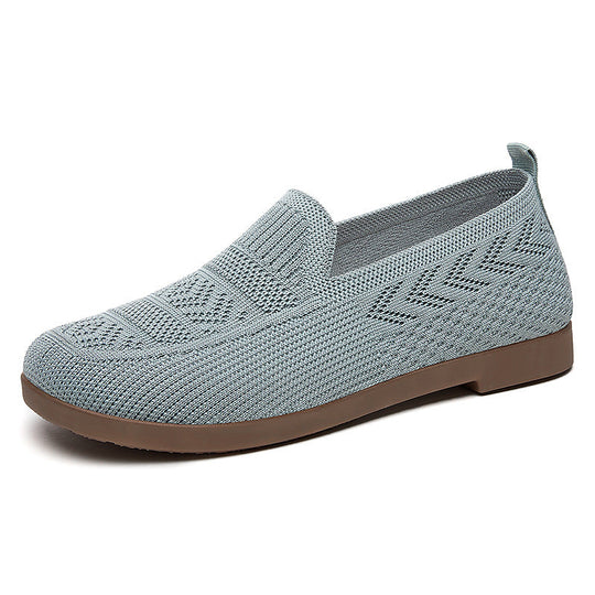 Damen Bequeme Slip-On Schuhe mit atmungsaktivem Netzwerkdesign