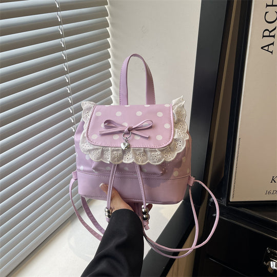 Damen Rucksackhandtasche mit verspieltem Puffärmel-Design Nord Taschen