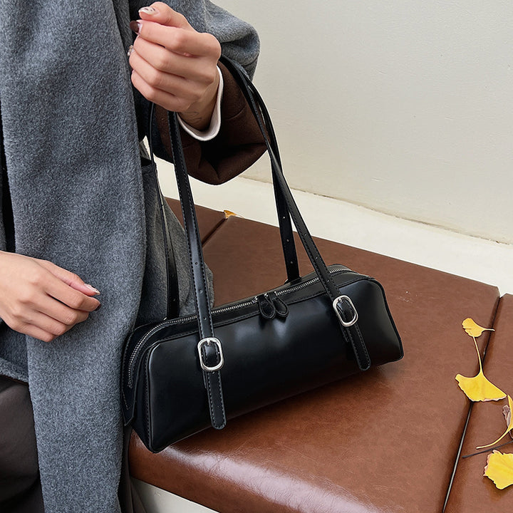 Damentasche mit eleganten Querstreifen und hochwertigem Kunstleder Nord Taschen
