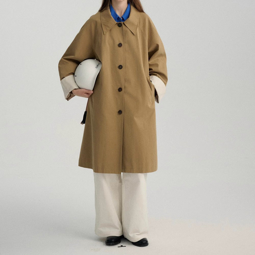 Damen Übergroßer City-Trenchcoat Nord Taschen