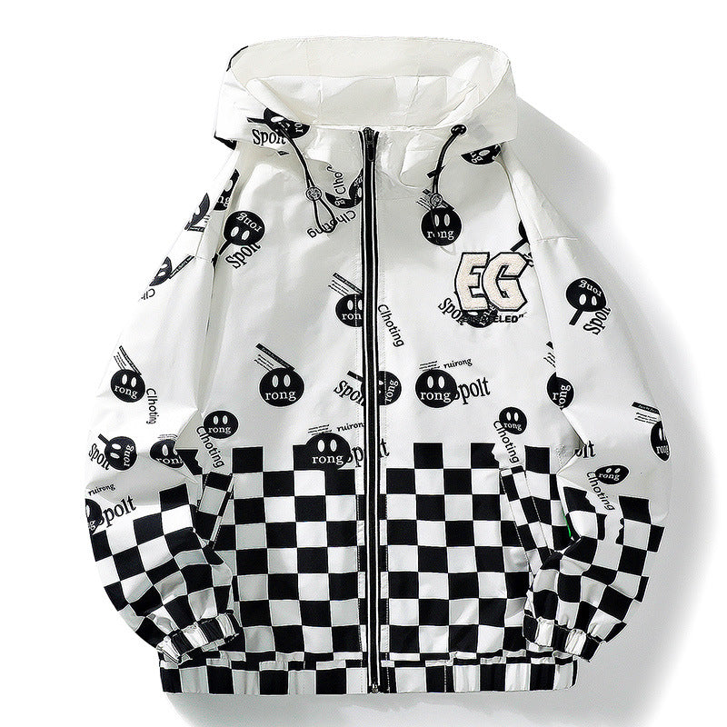 Unisex Stylische Kapuzenjacke mit modernen Grafiken Nord Taschen