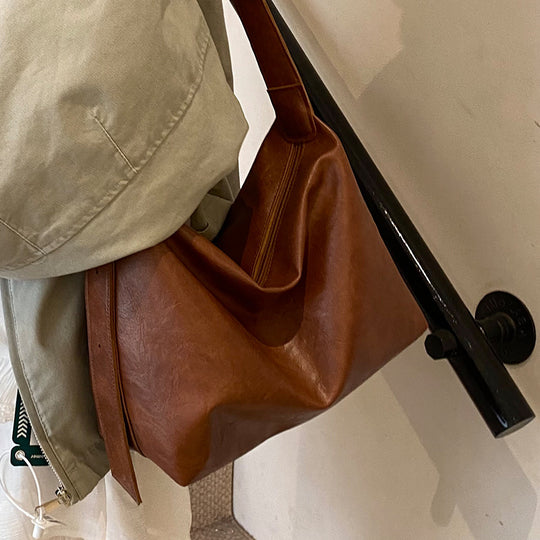 Damen große Ledertasche mit praktischem Design Nord Taschen