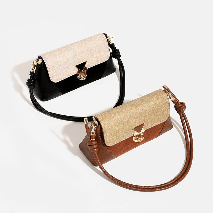 Damen Umhängetasche mit elegantem Magnetverschluss und strukturiertem Deckel Nord Taschen