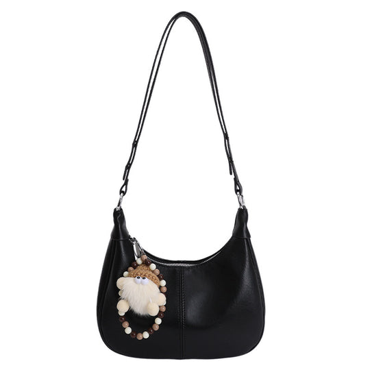 Damen Hobo-Tasche mit niedlichen Anhängern und verstellbarem Schulterriemen Nord Taschen