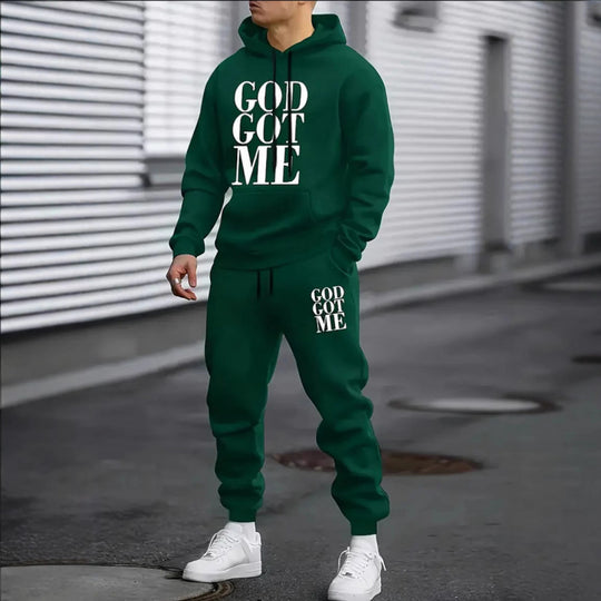 Herren Fragen Hoodie und Jogginghose Set Nord Taschen