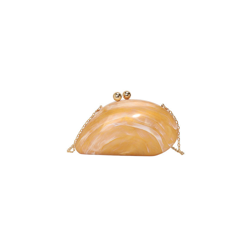 Damen Clutch im eleganten Muscheldesign Nord Taschen