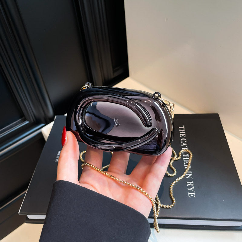 Damen exklusive Abendtasche mit eleganter Goldoberfläche Nord Taschen