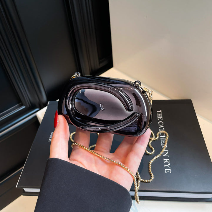 Damen exklusive Abendtasche mit eleganter Goldoberfläche Nord Taschen