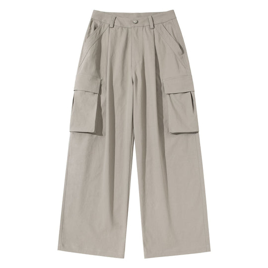 Damen Cropped-Cargo-Culotte mit hoher Leibhöhe und aufgesetzten Klappentaschen Nord Taschen