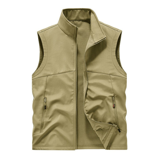 Herren Softshell-Weste mit Fleece-Innenfutter, winddicht und wasserabweisend Nord Taschen