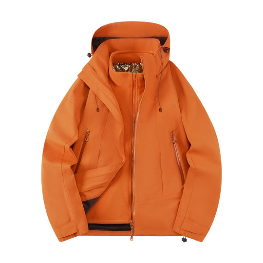 Unisex Softshell-Outdoorjacke mit durchgehendem Fleecefutter, verstellbarer Kapuze und wasserabweisender Membran Nord Taschen