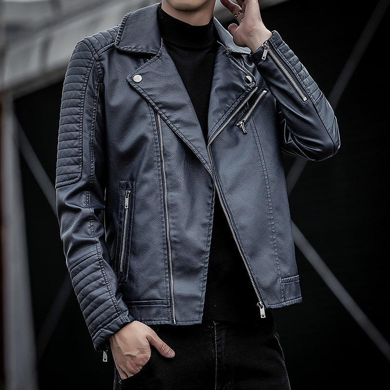 Herren Bikerjacke Nord Taschen