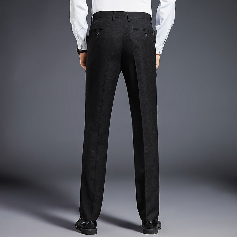 Herren Formelle Anzughose mit Bügelfalte, leichtem Stretch und schmaler Silhouette Nord Taschen