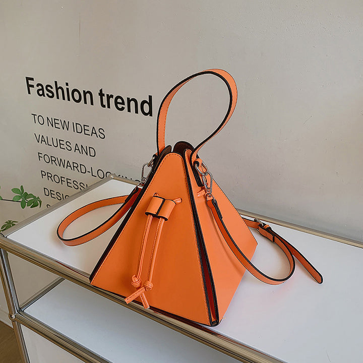 Damen geometrische Hobo-Tasche mit verstellbarem Schulterriemen und stilvollem Kordelzug Nord Taschen
