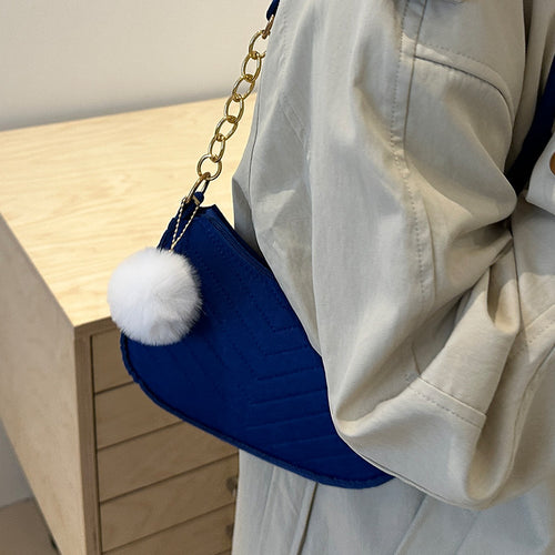 Damen Schultertasche mit elegantem geflochtenem Design Nord Taschen