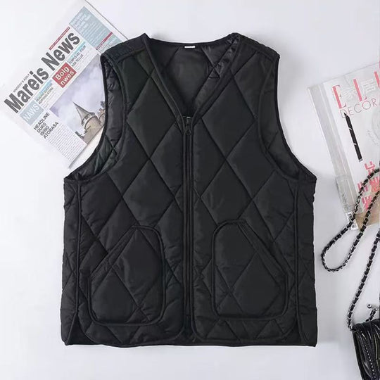 Damen Modische Steppweste Nord Taschen