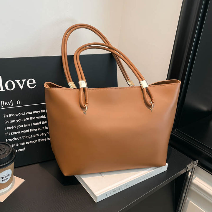 Damen elegante Tote-Bag mit hochwertigen Tragegriffen und praktischen Fächern Nord Taschen