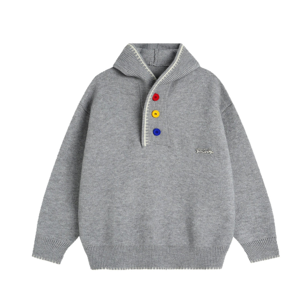 Herren Modischer Oversized-Pullover mit Strickstruktur Nord Taschen