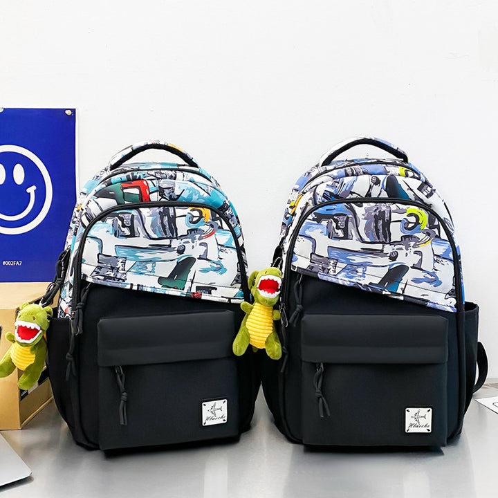 Damen kreativer Freizeitrucksack mit plakativen Mustern Nord Taschen