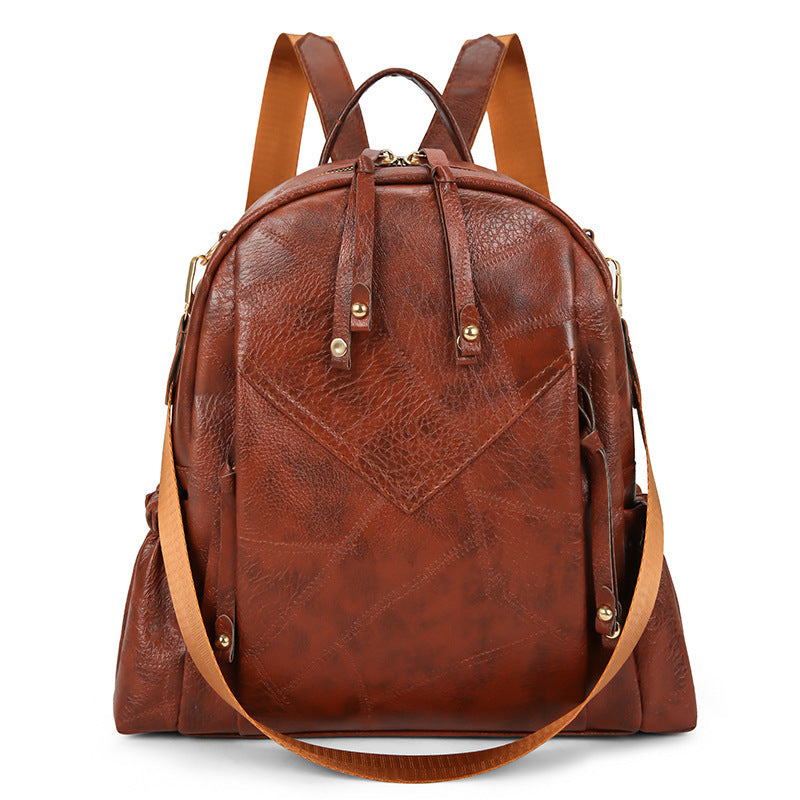 Damen stilvoller Rucksack mit einzigartigem Patchwork-Design Nord Taschen