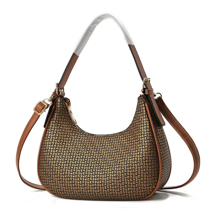 Damen Schultertasche mit strukturiertem Design und abnehmbarem Tragegurt Nord Taschen