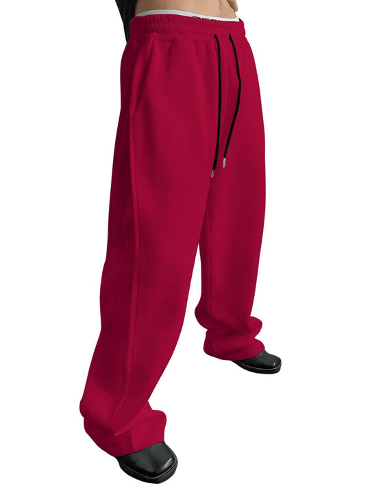 Unisex nan weite Sweatpants mit elastischem Bund, breitem Bein, Kordelzug und verdeckten Seitentaschen Nord Taschen