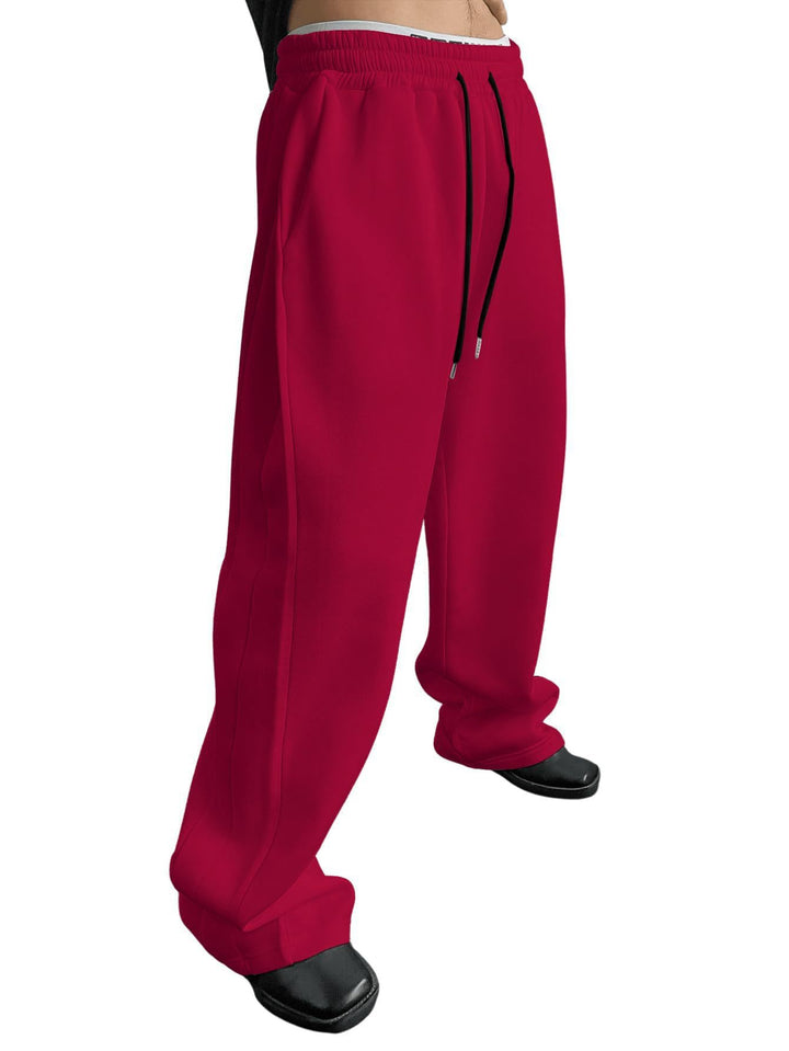 Unisex nan weite Sweatpants mit elastischem Bund, breitem Bein, Kordelzug und verdeckten Seitentaschen Nord Taschen