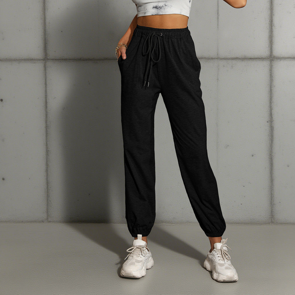 Damen Bequeme Jogginghose mit Gummibund Nord Taschen